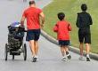 Jogging With Strollers Keeps Parents Fit