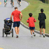 Jogging Stroller Runner Feeding Changing